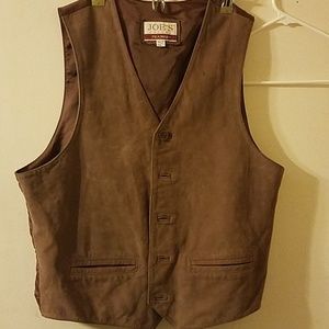 JoS. A. Bank Leather vest